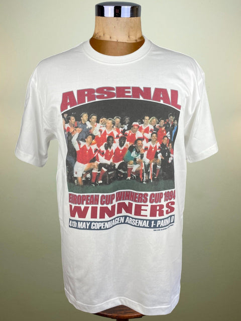 T-Shirt • 1994 • Cup Winners Cup • Arsenal vs Parma • Official T-Shirt