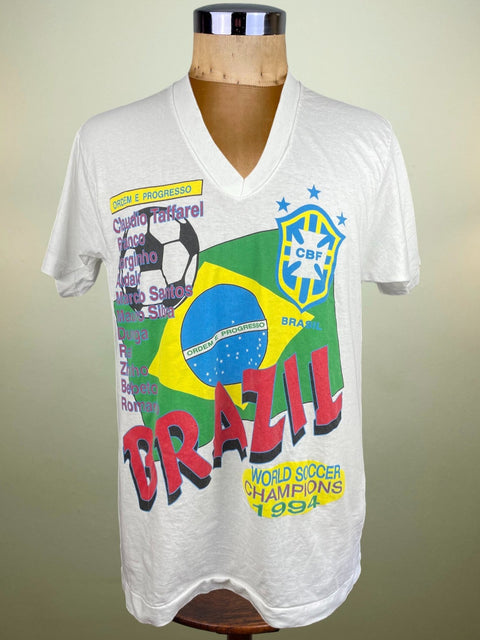 T-Shirt • 1994 • World Cup 94 • Brazil • World Champions Bootleg T-Shirt