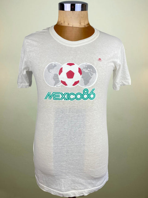 T-Shirt • 1986 • World Cup 86 • Mexico • Official Kappa Tee