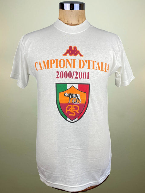 T-Shirt • 2001 • Roma • Official Kappa Scudetto T-Shirt