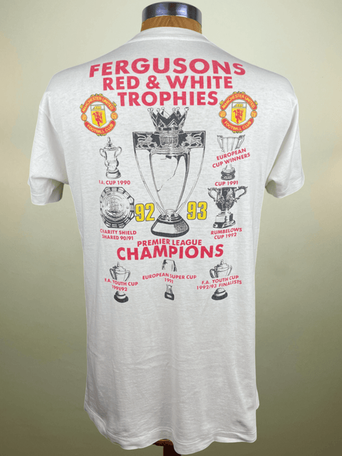 T-Shirt • 1993 • Premier League • Manchester United • Bootleg T-Shirt - Calcio 90