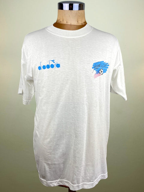 T-Shirt • 1994 • World Cup 94 • Italia • Diadora Roberto Baggio Official T-Shirt