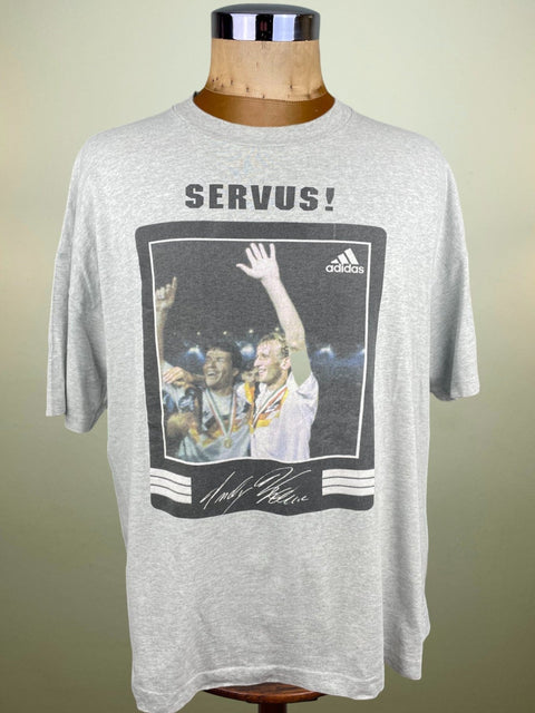 T-Shirt • 1996 • Euro 96 • Germany • Adidas Andreas Brehme Official T-Shirt