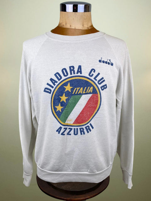 Store Top • 1990 • Italia • Diadora Club Azzurri Sweater - Calcio 90