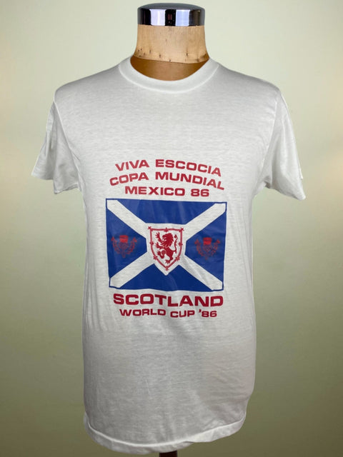 T-Shirt • 1986 • World Cup 86 • Scotland • Mexico 86 Bootleg Tee