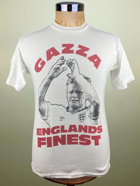 T-Shirt • 1992 • England • Paul Gascoigne Bootleg T-Shirt
