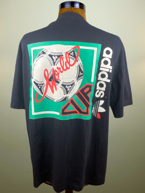 T-Shirt • 1990 • World Cup 90 • Italia • Adidas Etrusco Official T-Shirt
