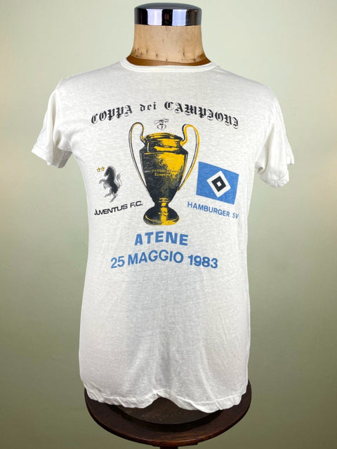T-Shirt • 1983 • European Cup • Juve vs Hamburg • Bootleg T-Shirt