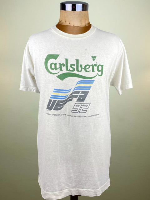 T-Shirt • 1992 • Euro 92 • Sweden • Carlsberg Official T-Shirt
