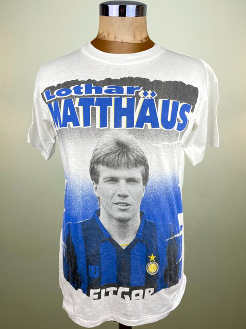 T-Shirt • 1991 • Serie A • Inter Milan • Bootleg Lothar Matthaus T-Shirt