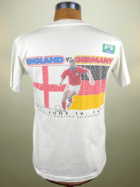 T-Shirt • 1993 • US Cup 93 • England vs Germany • Official T-Shirt - Calcio 90
