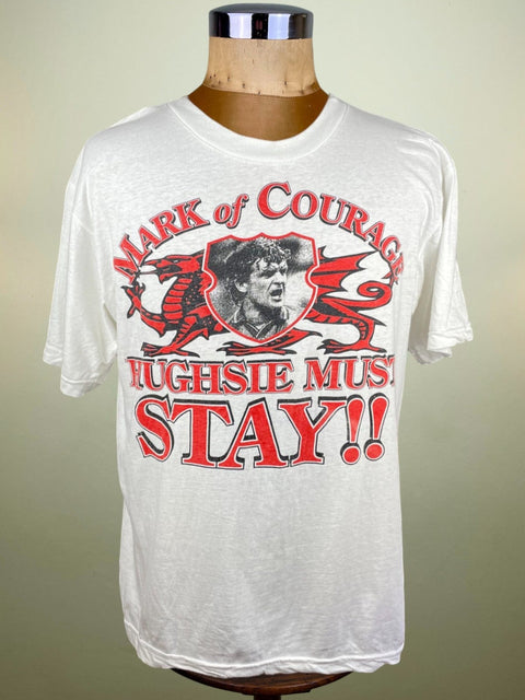 T-Shirt • 1995 • Premier League • Manchester United • Mark Hughes Bootleg Tee
