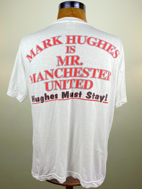 T-Shirt • 1995 • Premier League • Manchester United • Mark Hughes Bootleg Tee