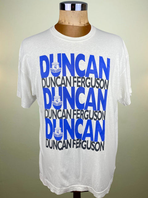 T-Shirt • 1995 • Premier League • Everton • Duncan Ferguson Bootleg T-Shirt