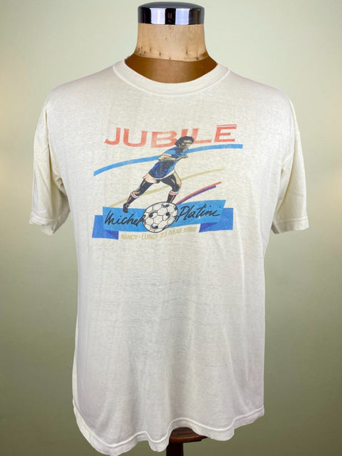 T-Shirt • 1988 • Michel Platini's Testimonial • Official T-Shirt