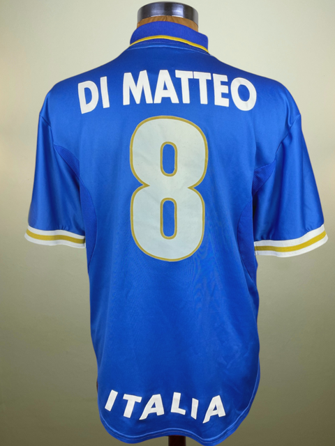 Store Shirt • Italia • 1996 • Roberto Di Matteo • Player Issue Version • Nike • Size XL