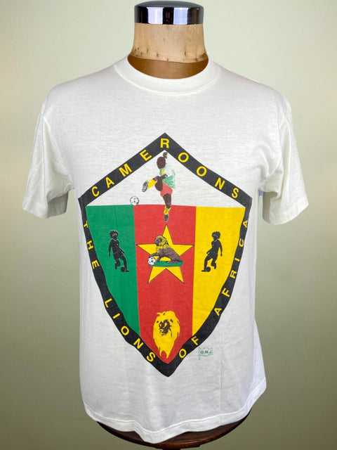 T-Shirt • 1990 • World Cup 90 • Cameroon • Italia 90 Bootleg T-Shirt