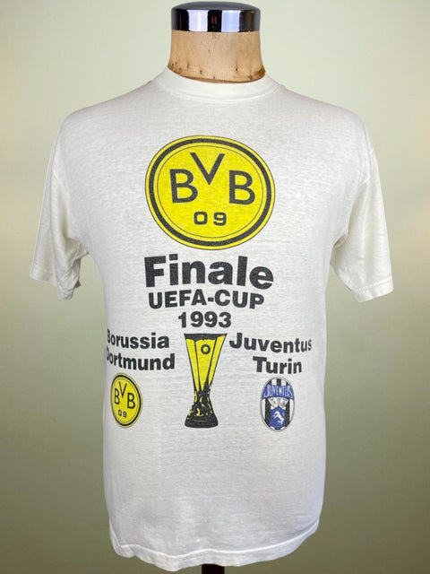 T-Shirt • 1993 • UEFA Cup • Juve vs Dortmund • Bootleg T-Shirt