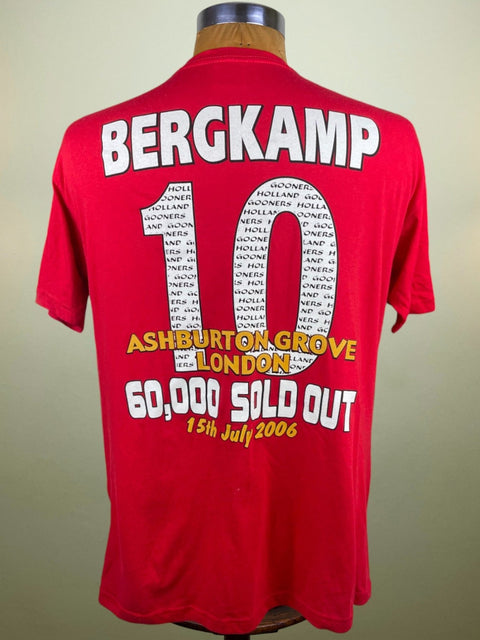 T-Shirt • 2006 • Arsenal • Dennis Bergkamp Testimonial