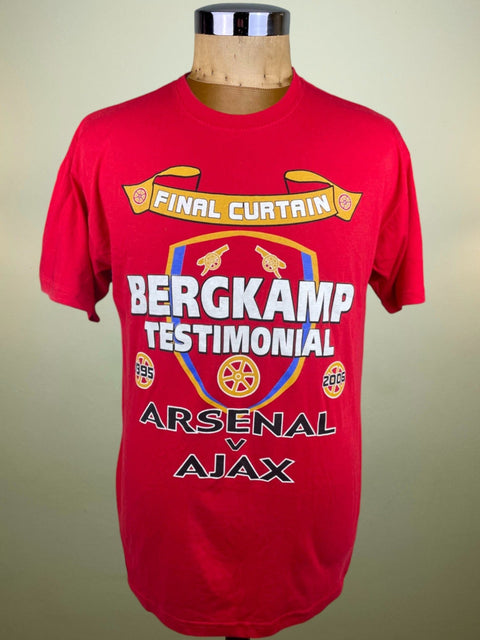 T-Shirt • 2006 • Arsenal • Dennis Bergkamp Testimonial