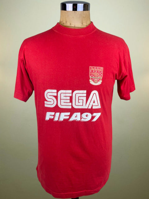 T-Shirt • 1997 • Premier League • Arsenal • FIFA 97 Sega Official T-Shirt