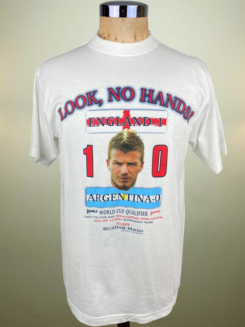 T-Shirt • 2002 • England vs Argentina • World Cup Bootleg T-Shirt