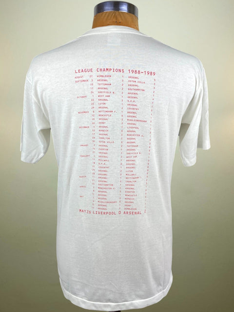 T-Shirt • 1989 • First Division • Arsenal • Champions Bootleg T-Shirt