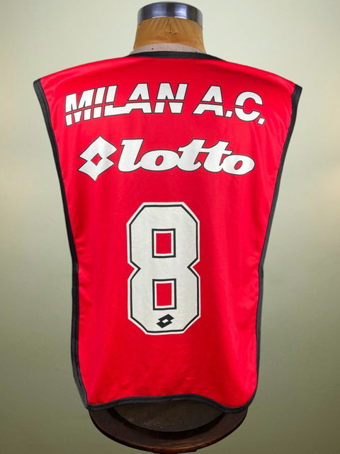 Player Issue Training • AC Milan • 1997 • Marcel Desailly • Lotto Bib