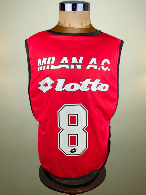Player Issue Training • AC Milan • 1997 • Marcel Desailly • Lotto Bib