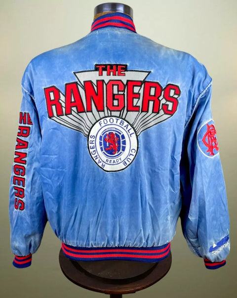 Store Top • Bomber • Glasgow Rangers • 1990 • Size S