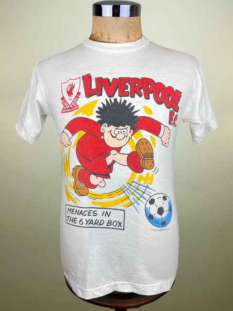 T-Shirt • 1991 • First Division • Liverpool • Dennis The Menace Bootleg T-Shirt