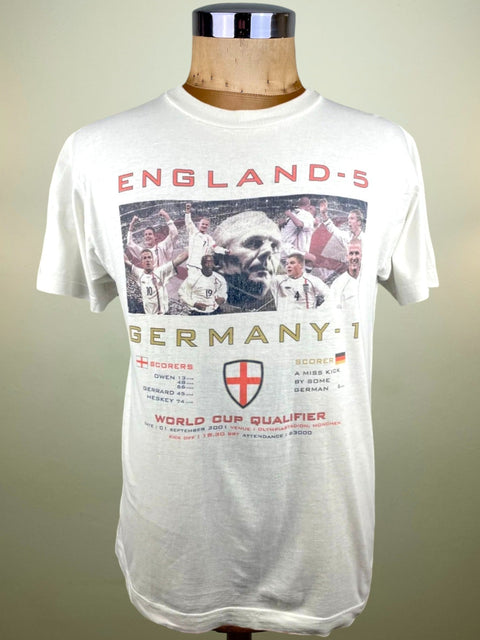 T-Shirt • 2001 • England vs Germany • World Cup Qualifiers Bootleg T-Shirt