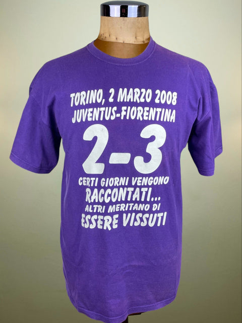 T-Shirt • 2008 • Fiorentina • 3-2 vs Juve Bootleg T-Shirt