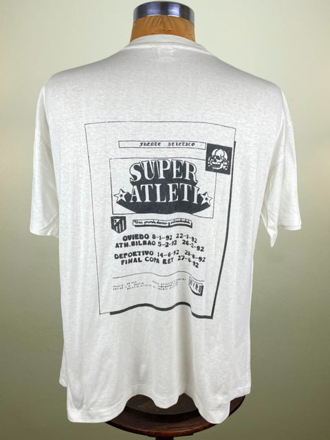 T-Shirt • 1992 • Copa del Rey • Atletico Madrid • Cup Champions Bootleg T-Shirt