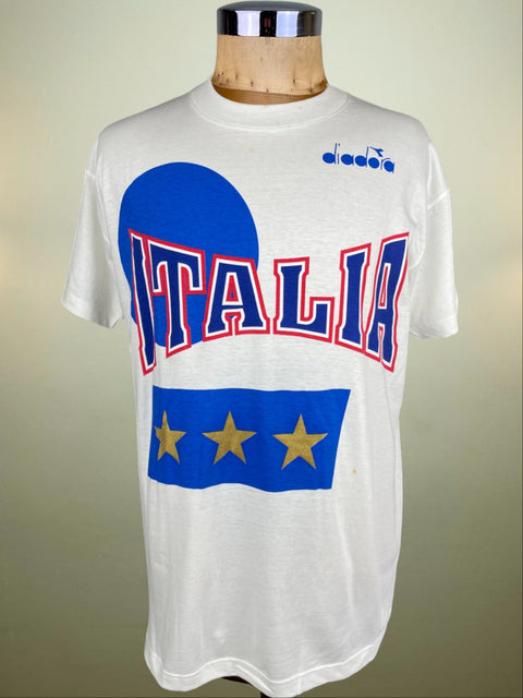 T-Shirt • 1994 • World Cup 94 • Italia • Diadora Official T-Shirt