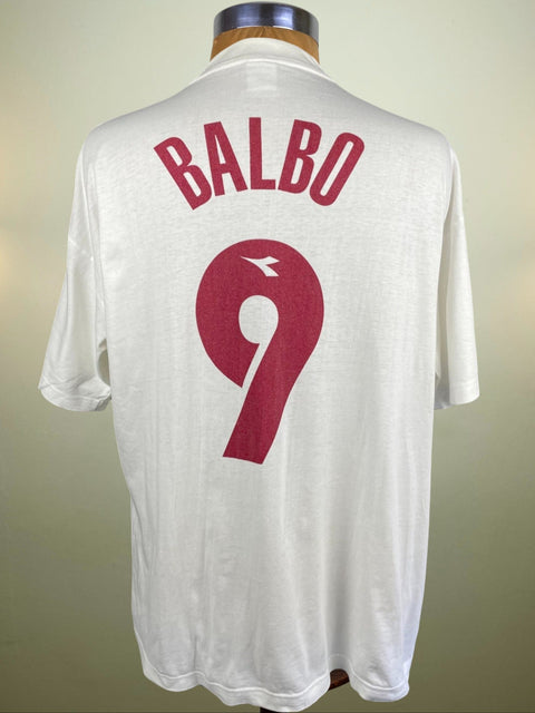 T-Shirt • 1997 • Roma • Official Diadora Abel Balbo 100 Goals T-Shirt