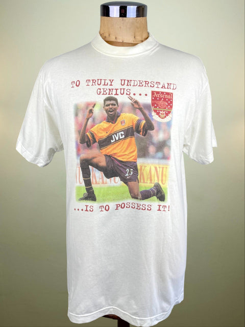 T-Shirt • 1998 • Premier League • Arsenal • Kanu Official T-Shirt