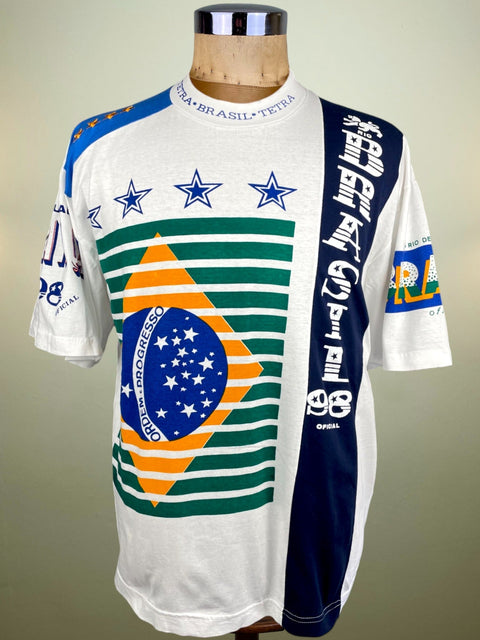 T-Shirt • 1998 • World Cup 98 • Brazil • Bootleg T-Shirt