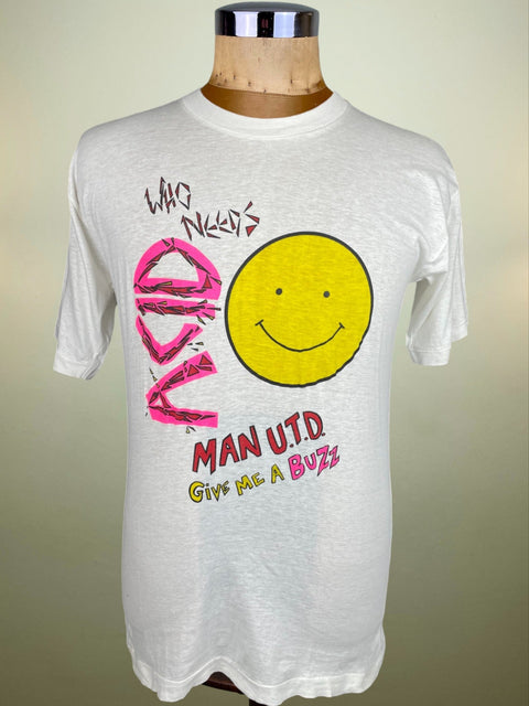 T-Shirt • 1990 • First Division • Manchester United • Bootleg T-Shirt