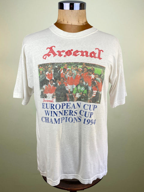 T-Shirt • 1994 • Cup Winners Cup • Arsenal vs Parma • Bootleg T-Shirt