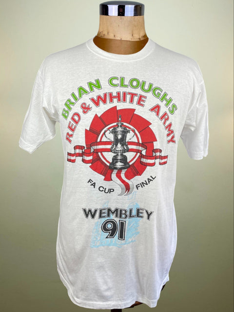 T-Shirt • 1991 • FA Cup • Nottingham Forest • FA Cup Final Bootleg T-Shirt