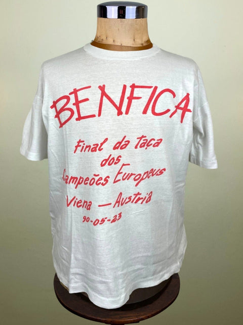 T-Shirt • 1990 • European Cup • Benfica • Official Nike T-Shirt - Calcio 90