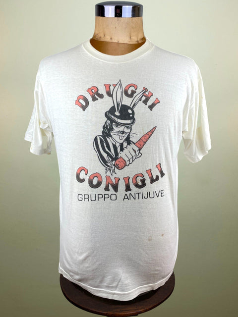 T-Shirt • 1996 • Serie A • Fiorentina • Anti Juve Bootleg Ultras T-Shirt