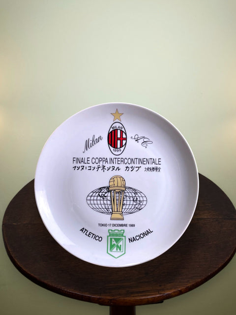 Store Memorabilia • Plate • AC Milan • 1989 • Official Intercontinental Cup Plate