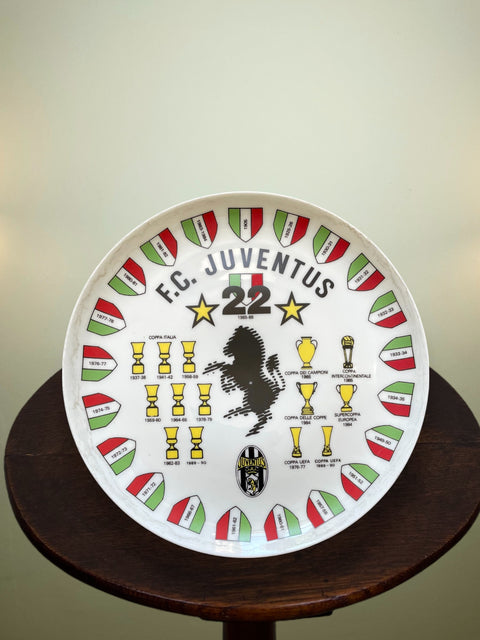 Store Memorabilia • Plate • Juventus • 1986 • 22nd Scudetto Celebratory Plate