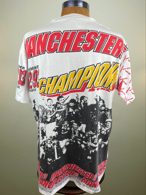T-Shirt • 1993 • Premier League • Manchester United • Bootleg T-Shirt