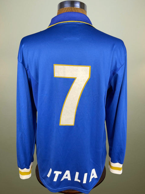 Match Shirt • National • Italia • 1996 • Nike • Home • #7 • Player Issue