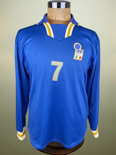 Match Shirt • National • Italia • 1996 • Nike • Home • #7 • Player Issue