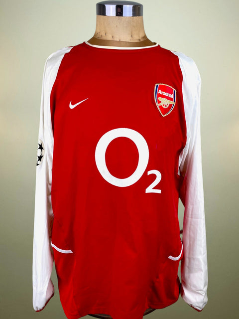 Jersey | Club | Arsenal | 2003 | Thierry Henry | vs Ajax | Champions League