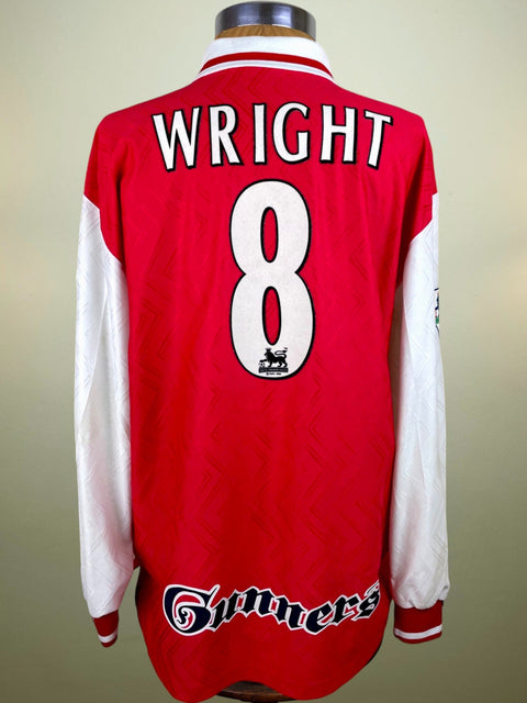 Jersey | Club | Arsenal | 1997 | Ian Wright | vs Port Vale | FA Cup | Signed